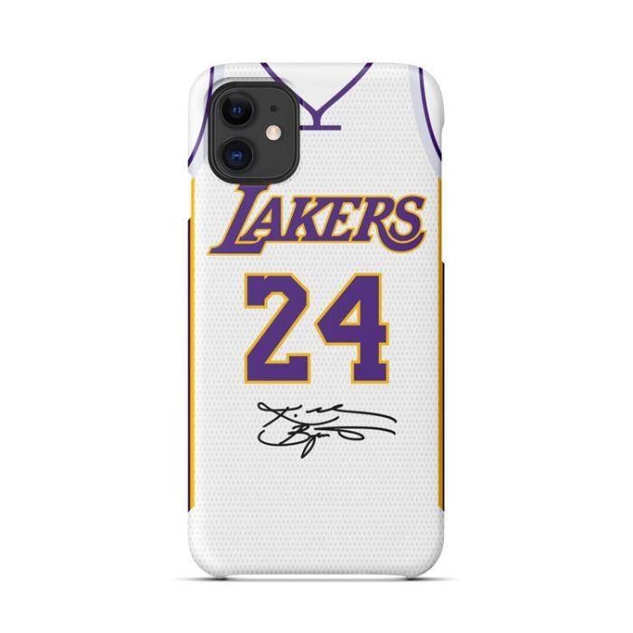 Coque iPhone 11 PROMaillot NBA Kobe Bryant Lakers Coque Compatible iPhone 11 PRO