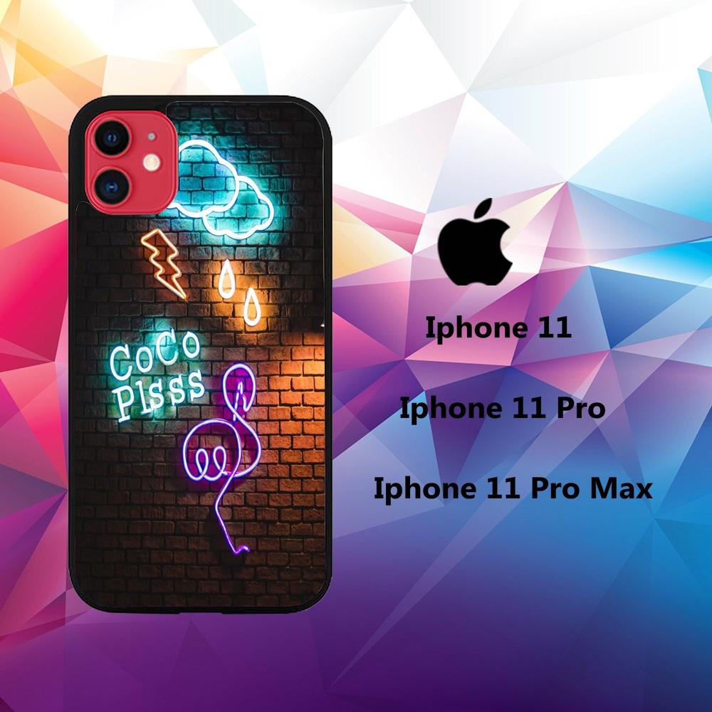 coque iphone 11 pro max case K5855 neon wallpaper 50nE3