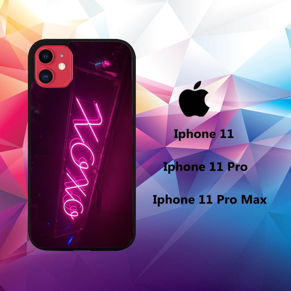 coque iphone 11 pro max case Z5688 neon wallpaper 50tP5