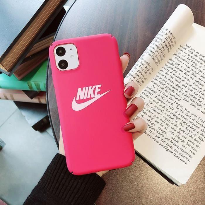 Coque iPhone 11 Pro MaxNIKE Logo Rose Rouge Coque Compatible iPhone 11 Pro Max