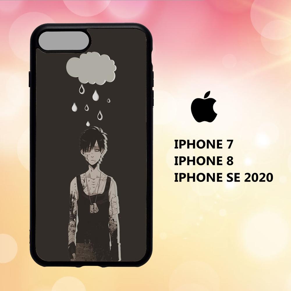 coque iphone 5 6 7 8 plus x xs xr case H4894 black and white anime wallpaper 31xL7