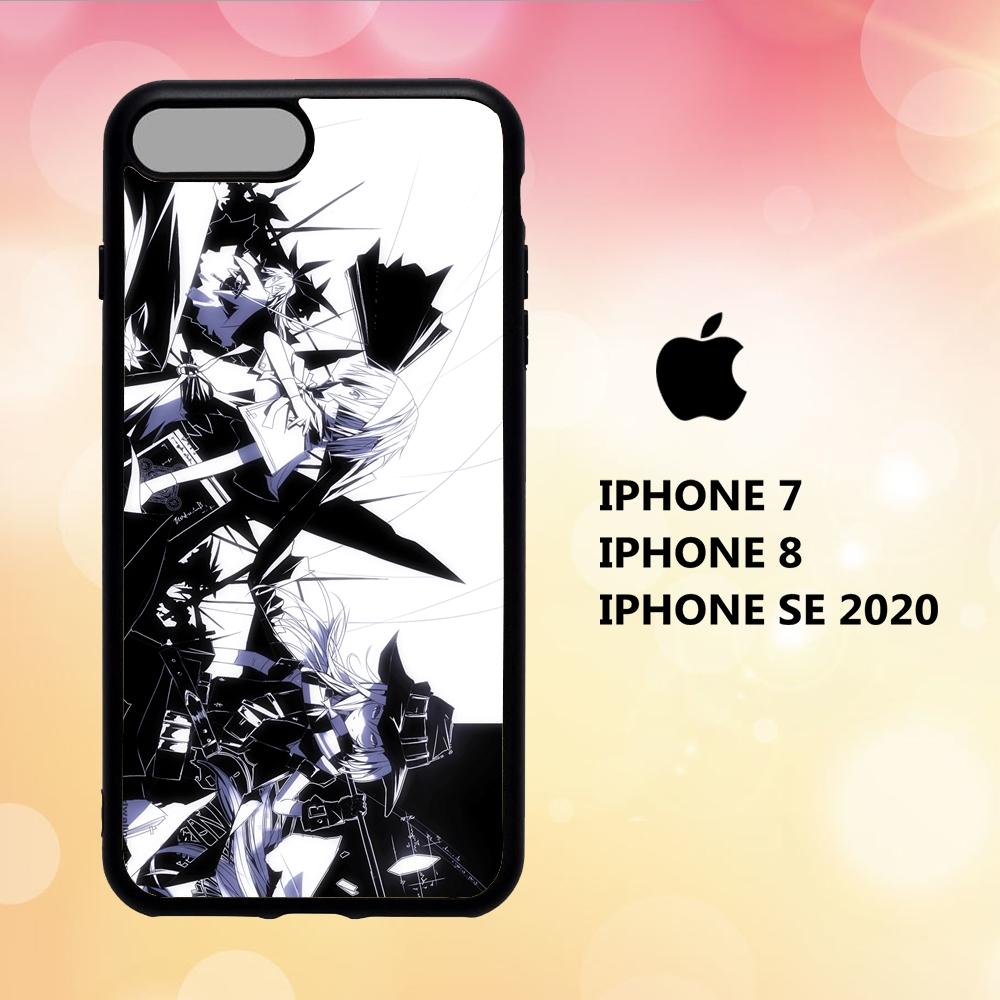 coque iphone 5 6 7 8 plus x xs xr case I0610 black and white anime wallpaper 31dP0