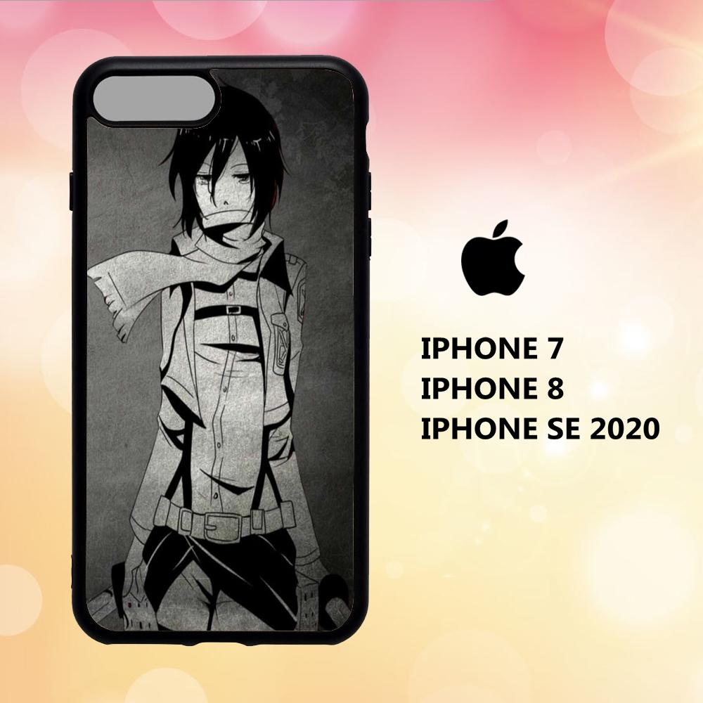 coque iphone 5 6 7 8 plus x xs xr case Z3118 black and white anime wallpaper 31qL3