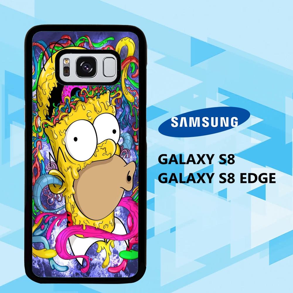 coque samsung galaxy S6 S7 S8 S9 S10 edge case A9315 les simpson wallpaper 138tP7