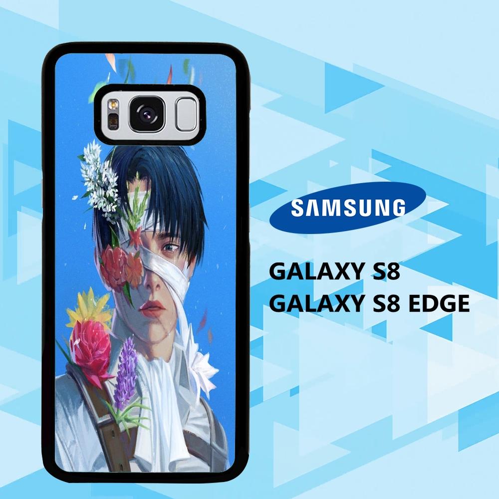 coque samsung galaxy S6 S7 S8 S9 S10 edge case B9279 levi ackerman wallpaper 140hJ6