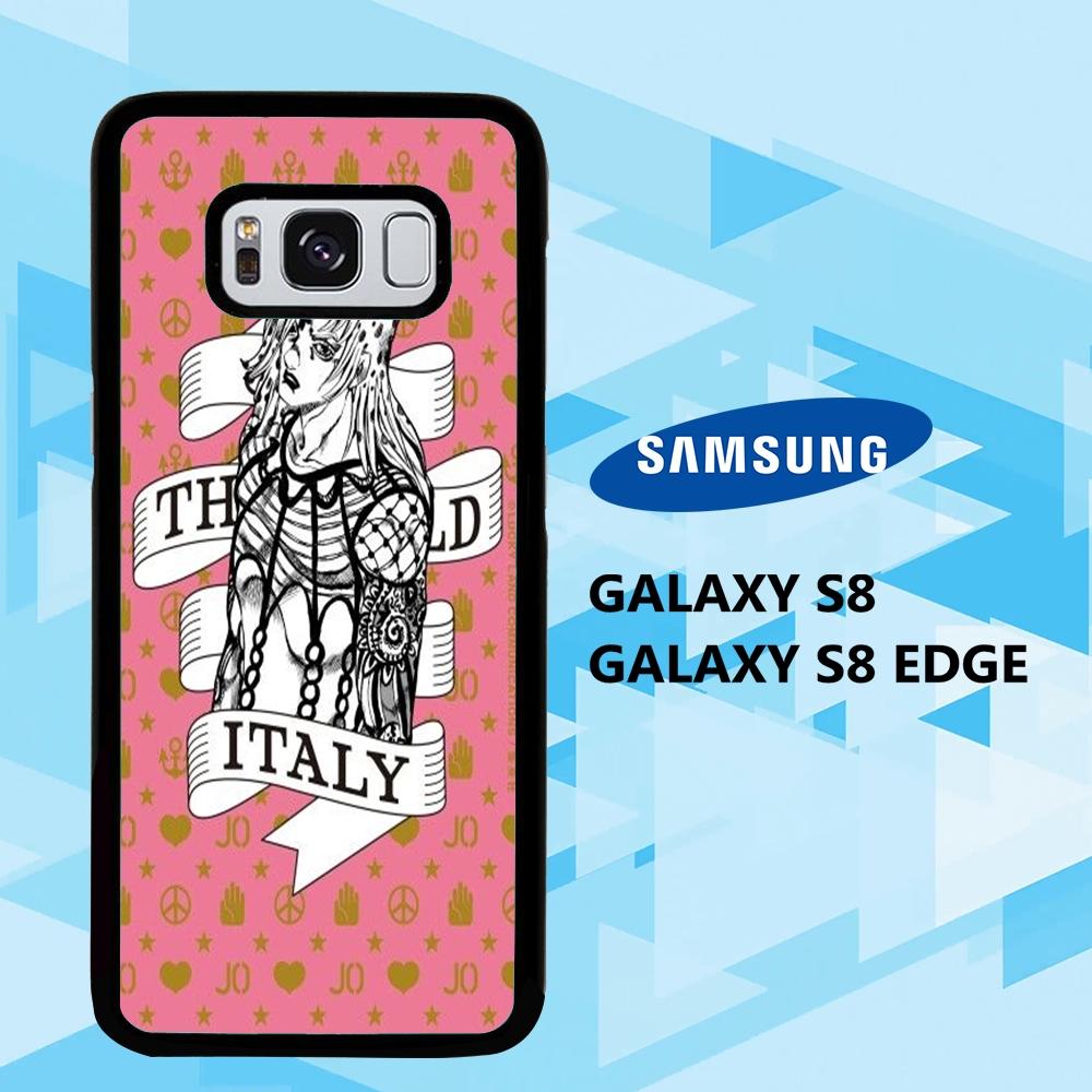 coque samsung galaxy S6 S7 S8 S9 S10 edge case Q2381 jojo wallpaper phone 122vD8