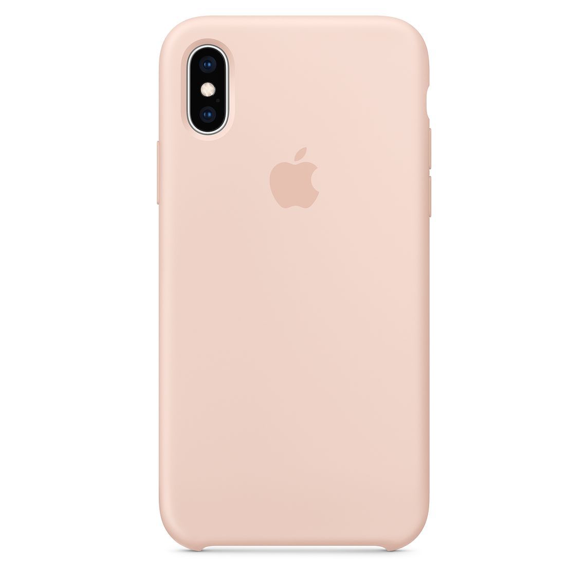 coque apple iphone xr rose silicone