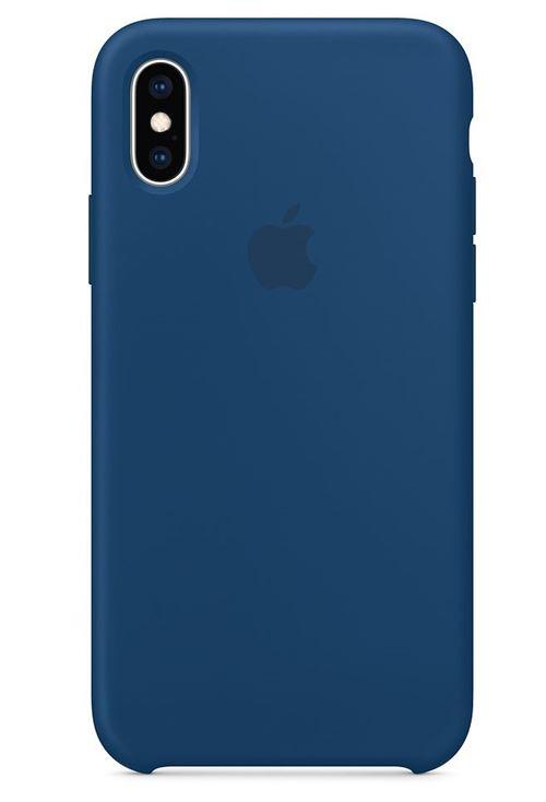coque apple iphone xs bleu