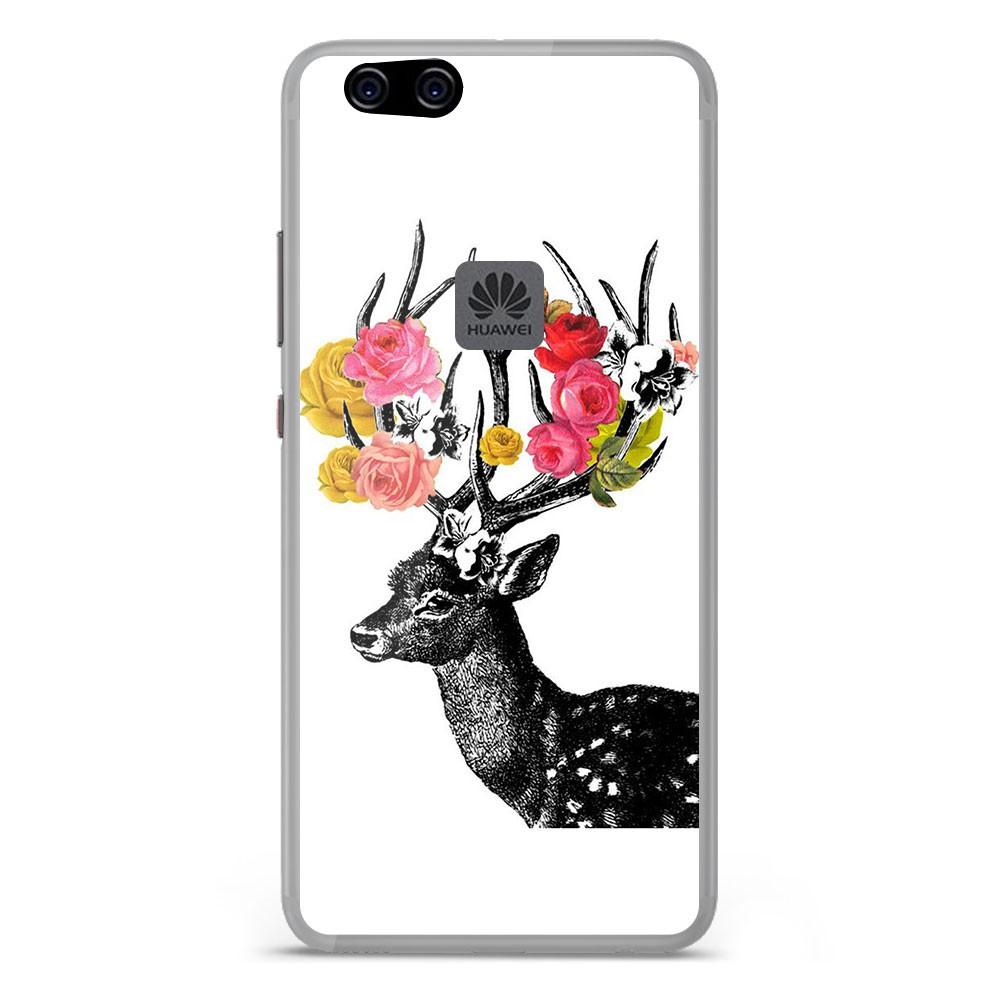 coque huawei p10 silicone cerf