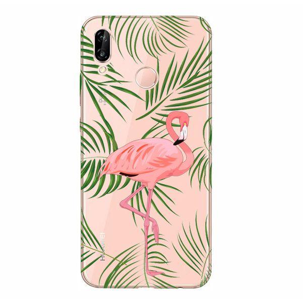 coque huawei p20 lite flamand rose