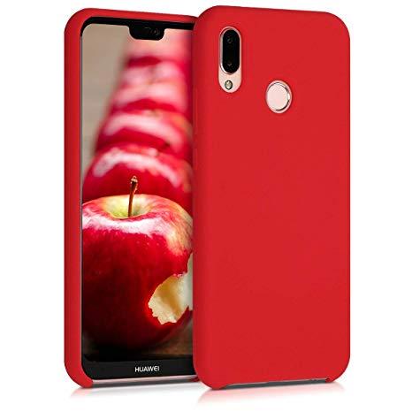 coque huawei p20 rouge silicone