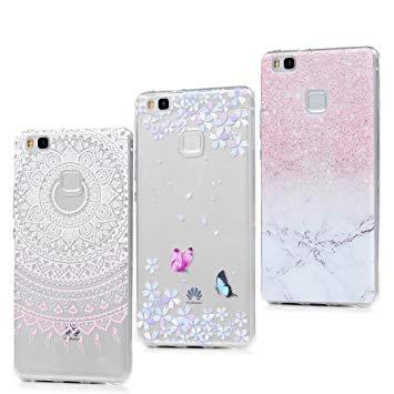 coque huawei p9 lite rose silicone