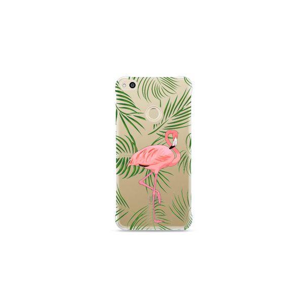 coque huawei p smart flamant rose
