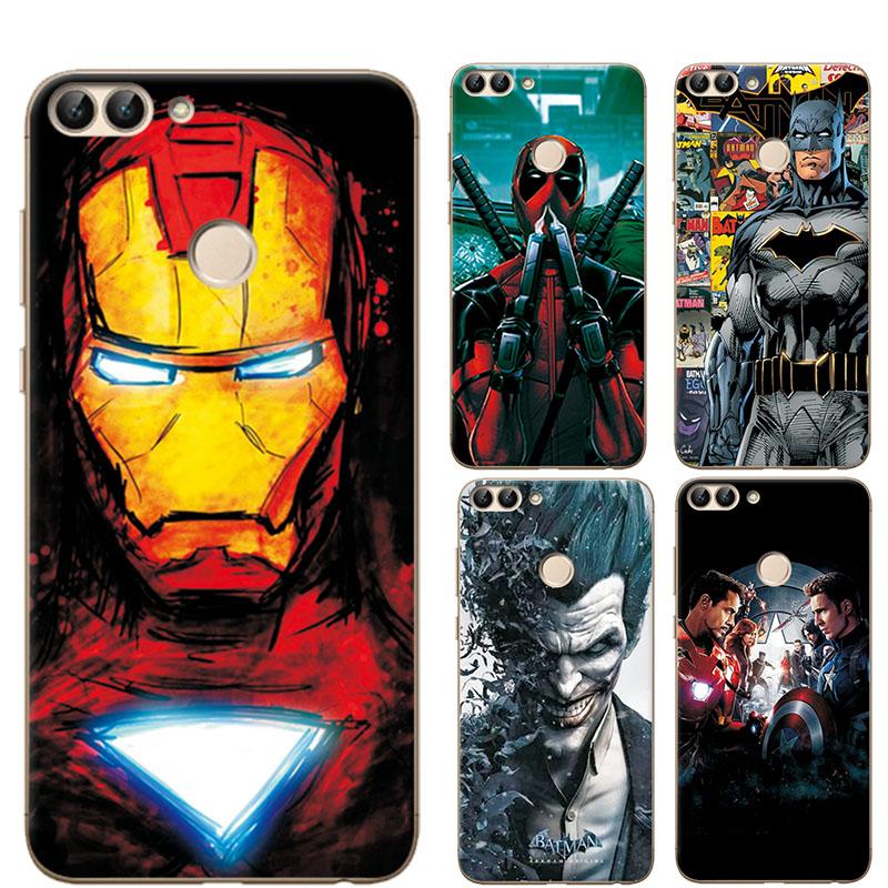 coque huawei p smart marvel