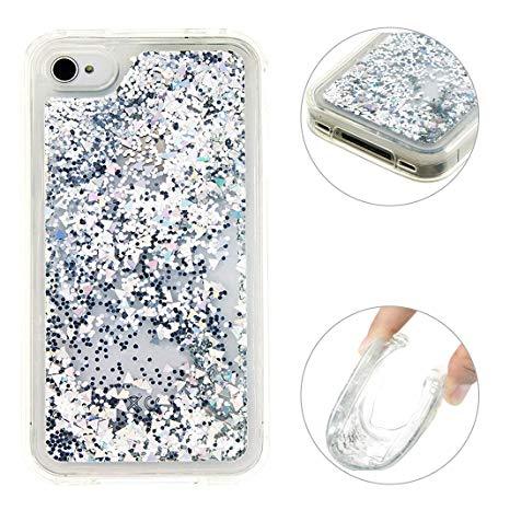 coque iphone 4 liquide paillettes