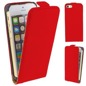 coque iphone 5 clapet rouge