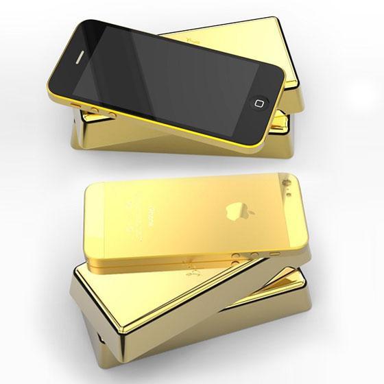 coque iphone 5 en or