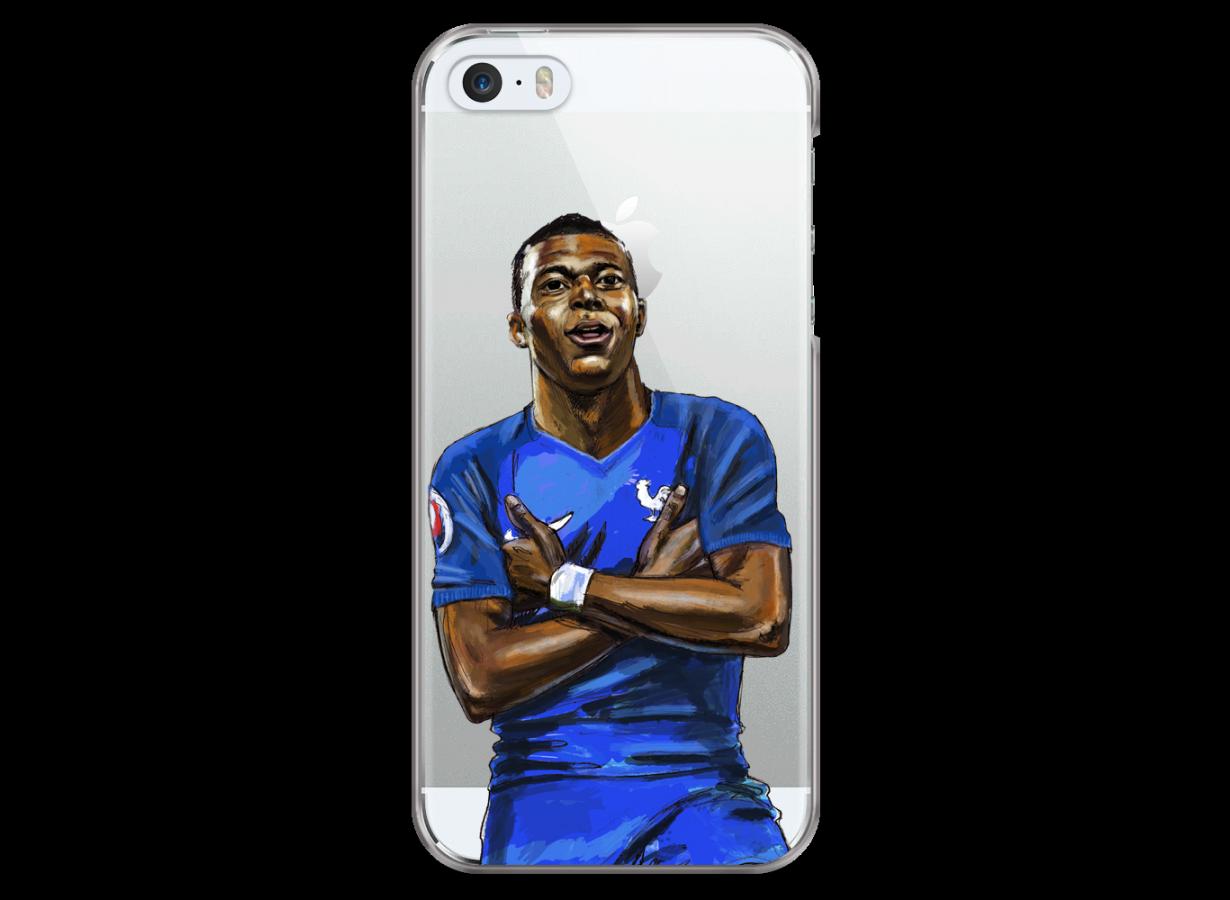 coque iphone 5 mbappe