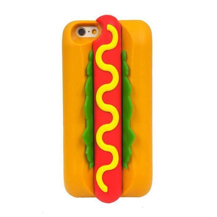 coque iphone 5 silicone 3d nourriture