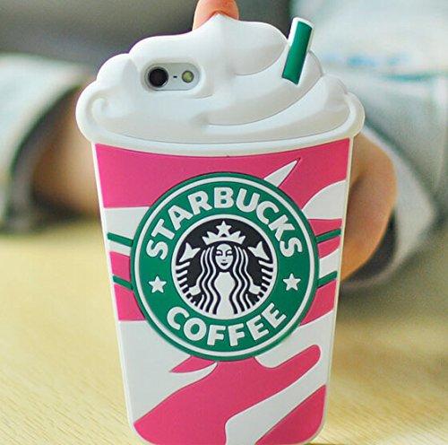 coque iphone 5 silicone 3d starbuck