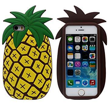 coque iphone 5 silicone ananas