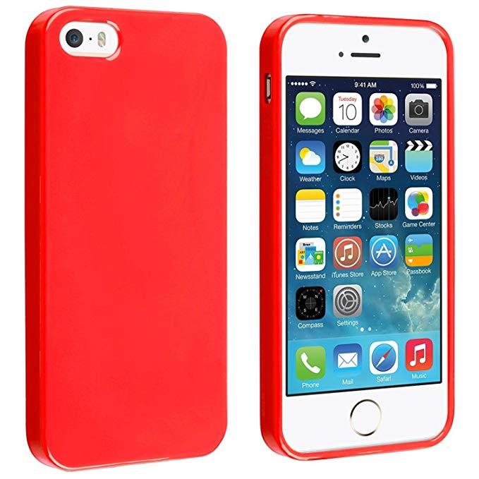 coque iphone 5 unis rouge