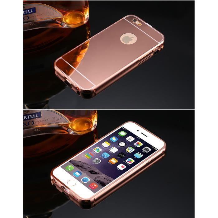 coque iphone 6 miroir rose