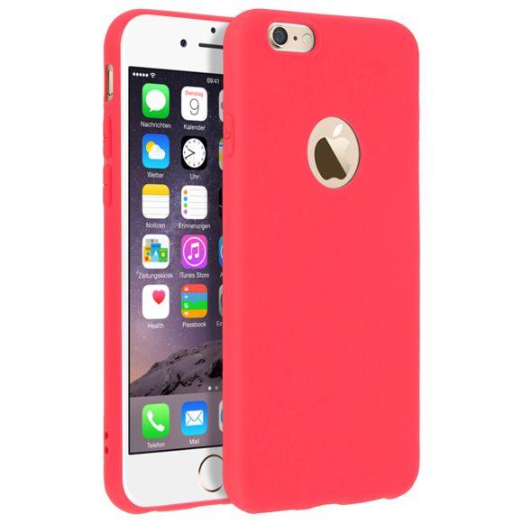 coque iphone 6 rouge silicone