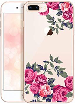 coque iphone 7 plus silicone fleur