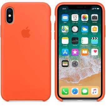 coque iphone xr apple orange