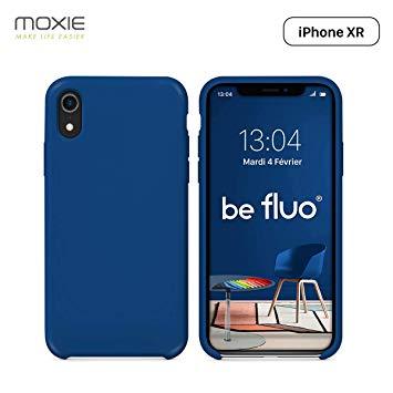 coque iphone xr bleu marine