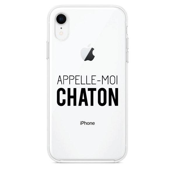 coque iphone xr chaton