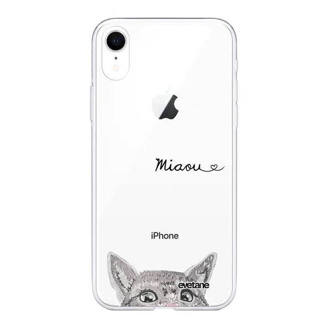 coque iphone xr motif chat