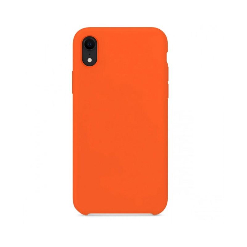 coque iphone xr orange fluo