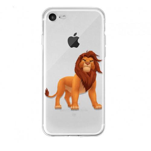 coque iphone xr roi lion disney transparente