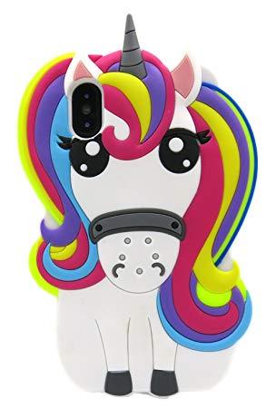 coque iphone xr silicone licorne