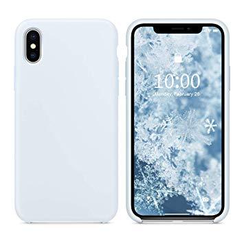 coque iphone xs blue clair