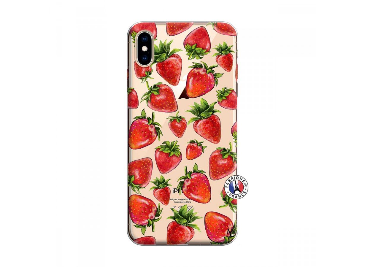 coque iphone xs max fraise