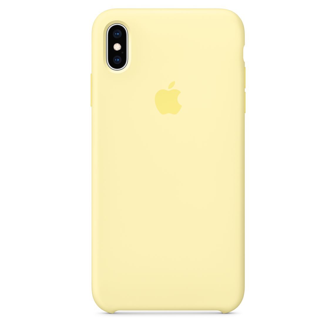 coque iphone xs max jaune pale