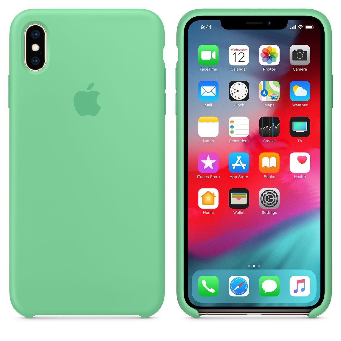 coque iphone xs max menthe