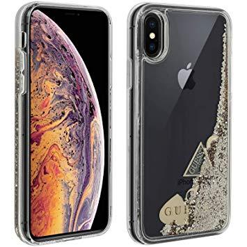 coque iphone xs max noir paillette