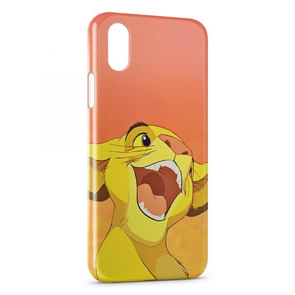 coque iphone xs roi lion