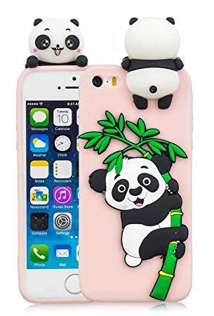 coque panda en silicone iphone 5