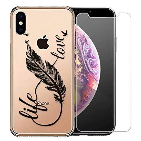 coque plume iphone xs