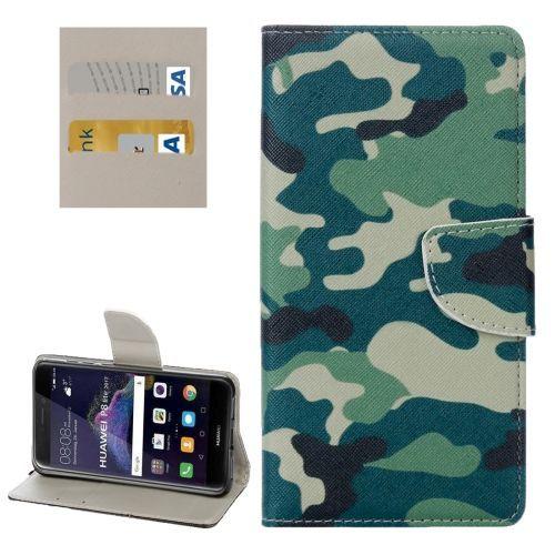 coque portefeuille huawei p8 lite 2017 camouflage