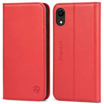 coque portefeuille iphone xr rouge