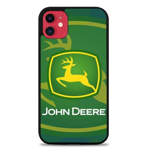 Coque iphone 5 6 7 8 plus x xs xr 11 pro max John Deere Logo X3371