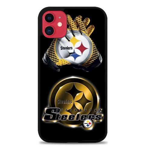 Coque iphone 5 6 7 8 plus x xs xr 11 pro max Pittsburgh Steelers Logo X6162