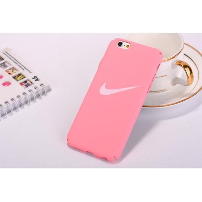Nike Etui Coque iPhone 7 8 Rose Rouge