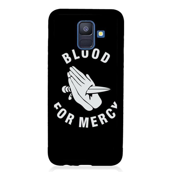 coque custodia cover fundas hoesjes j3 J5 J6 s20 s10 s9 s8 s7 s6 s5 plus edge B13026 BLOOD FOR MERCY YELLOW CLAW J0309 Samsung Galaxy A6 2018 Case